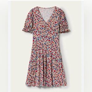 Boden V Neck Jersey Dress women’s size 10 long